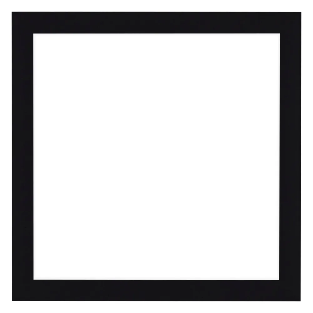Bilderrahmen 60x60 cm - Schwarz Hochglanz - MDF - Como