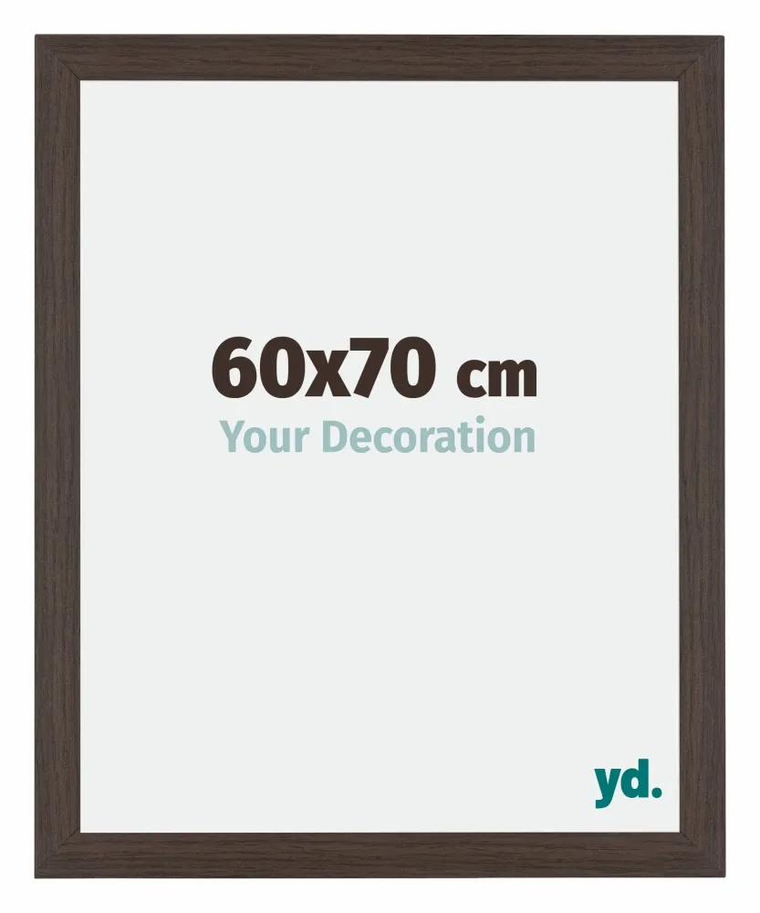 Bilderrahmen 60x70 cm - Eiche Dunkel - MDF - Mura