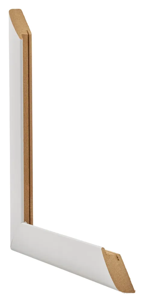 Bilderrahmen 60x70 cm - Weiß Matt - MDF - Como