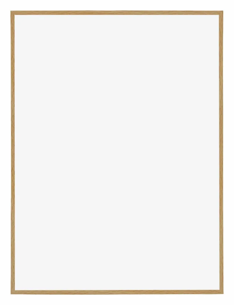 Bilderrahmen 60x80 cm - Buche Hell - Kunststoff - Evry