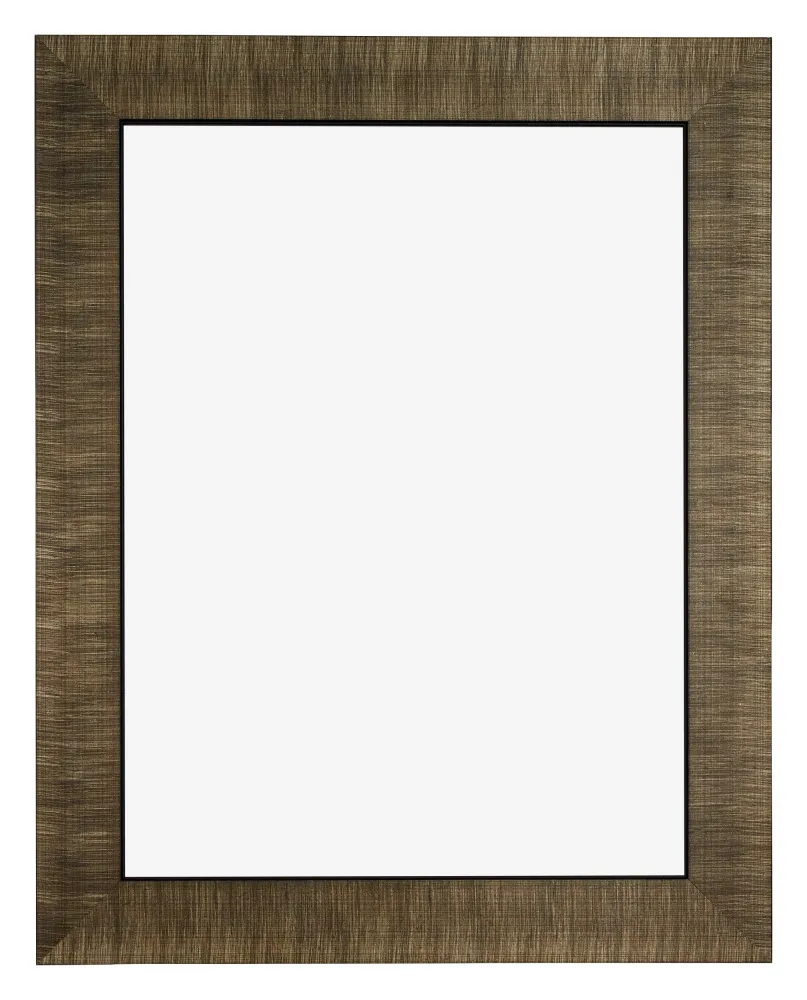 Bilderrahmen 60x80 cm - Champagner Gebürstet - Holz - Leeds