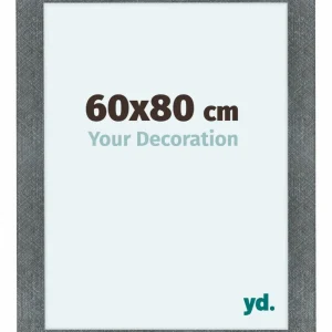 Bilderrahmen 60x80 cm - Eisen Gewischt - MDF - Como