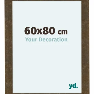 Bilderrahmen 60x80 cm - Gold Antik - MDF - Como