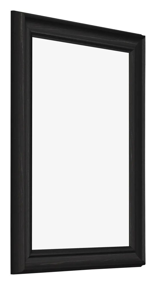 Bilderrahmen 60x80 cm - Schwarz Gemasert - MDF - Lazio