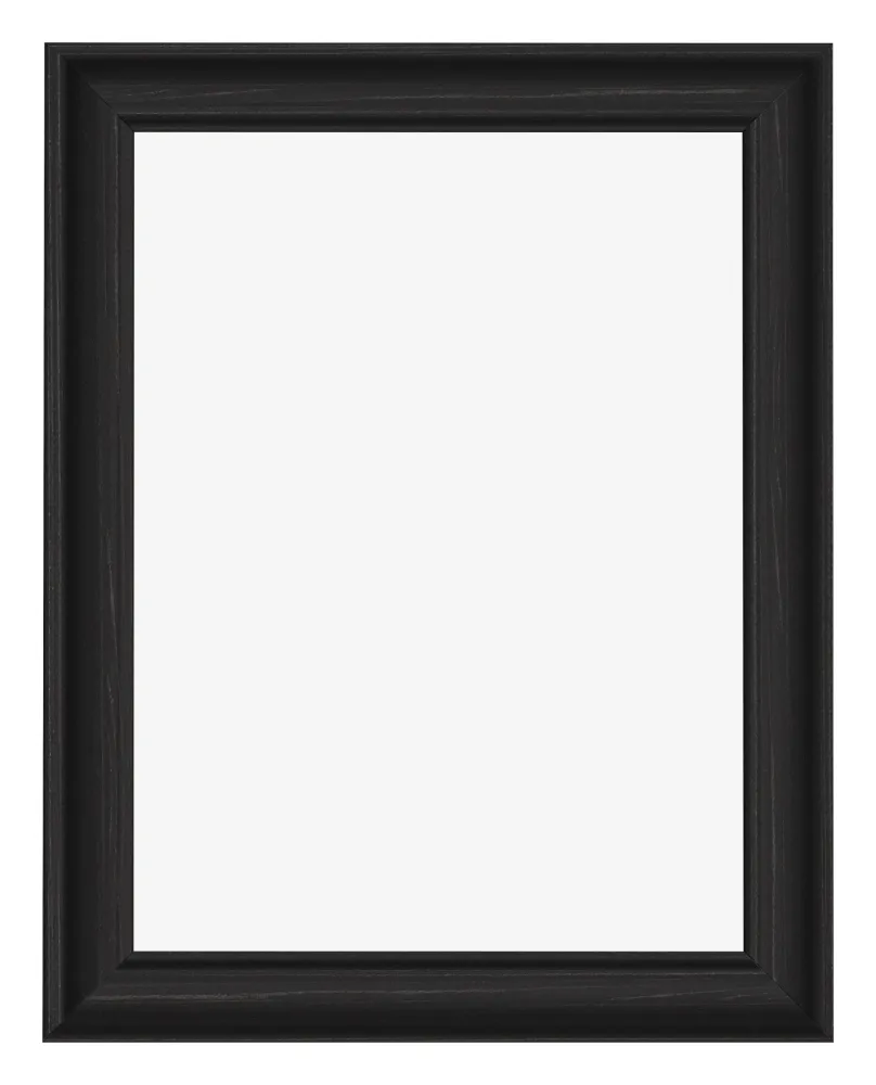 Bilderrahmen 60x80 cm - Schwarz Gemasert - MDF - Lazio