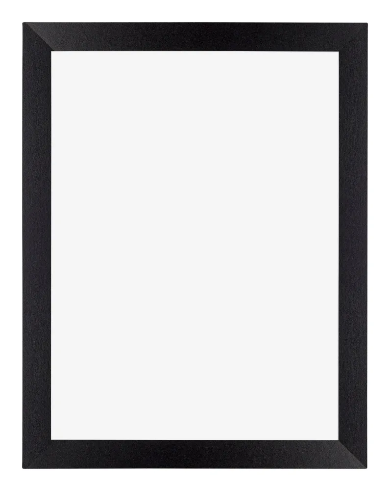 Bilderrahmen 60x80 cm - Schwarz Matt - MDF - Mura