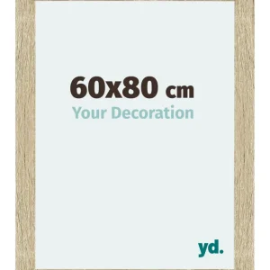 Bilderrahmen 60x80 cm - Sonoma Eiche - MDF - Mura