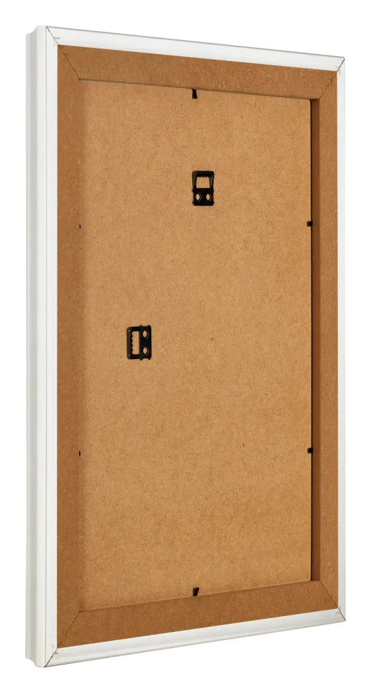 Bilderrahmen 60x80 cm - Weiß Gemasert - MDF - Lazio