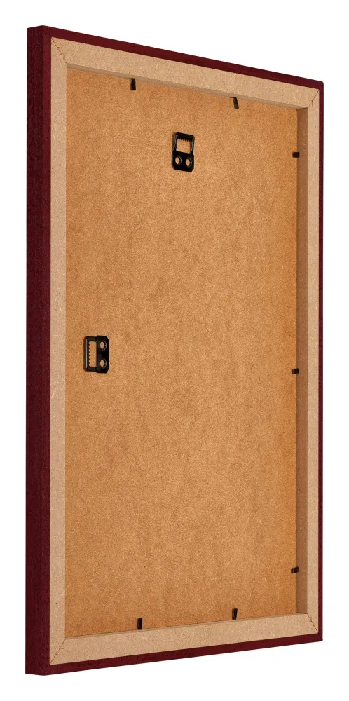 Bilderrahmen 60x80 cm - Weinrot Gewischt - MDF - Mura