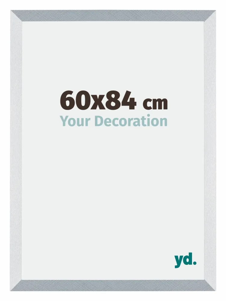 Bilderrahmen 60x84 cm - Aluminium - Gebürstet - MDF - Mura