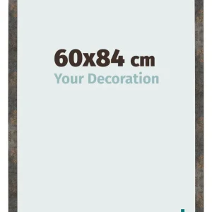 Bilderrahmen 60x84 cm - Oxidiertes Metall - MDF - Bologna