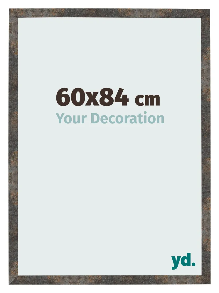 Bilderrahmen 60x84 cm - Oxidiertes Metall - MDF - Bologna