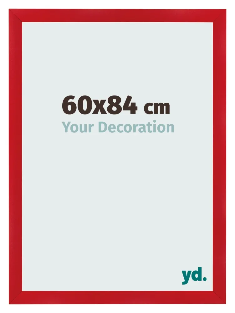 Bilderrahmen 60x84 cm - Rot - MDF - Pisa