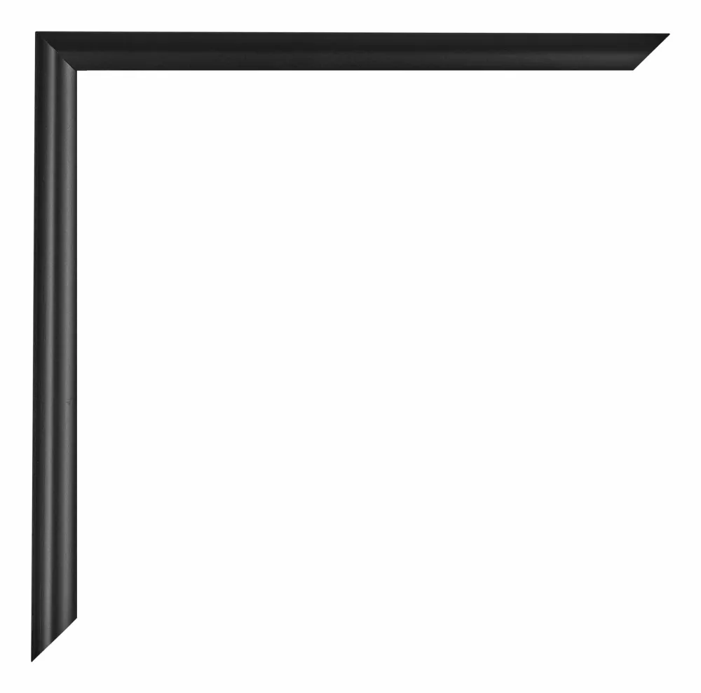 Bilderrahmen 60x84 cm - Schwarz Matt - Kunststoff - Bordeaux