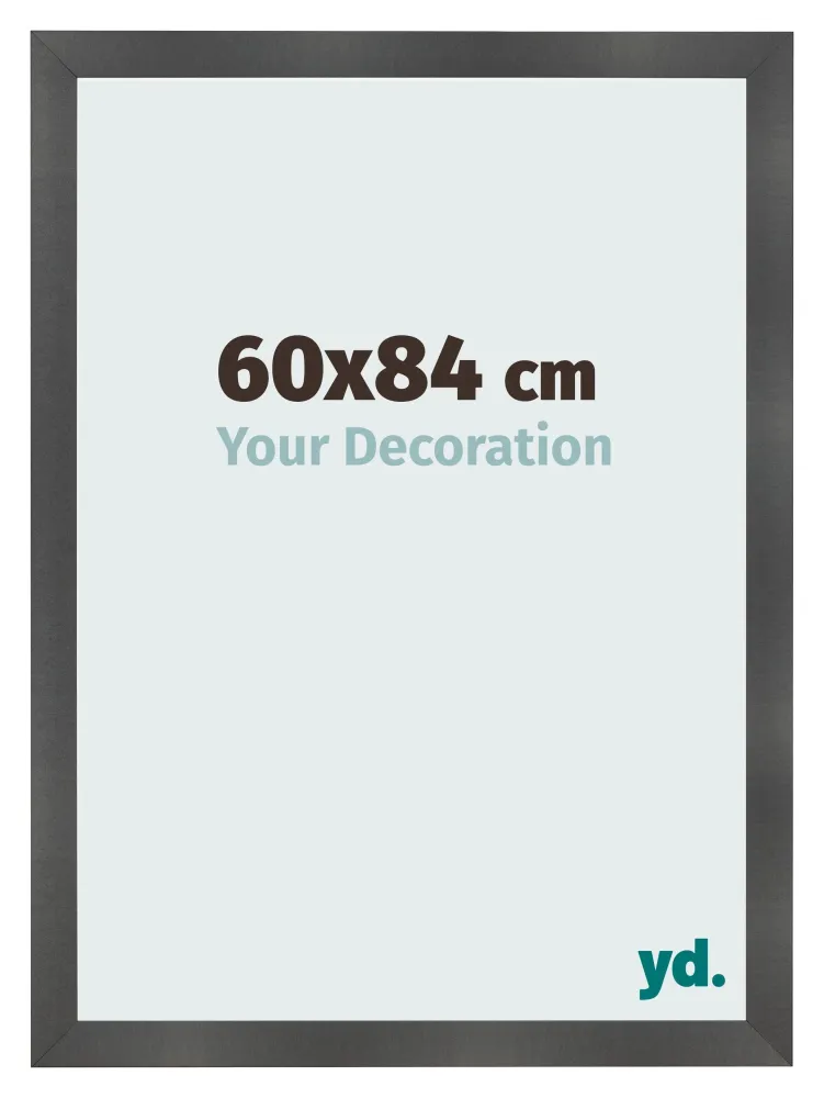 Bilderrahmen 60x84 cm - Schwarz Matt - MDF - Pisa