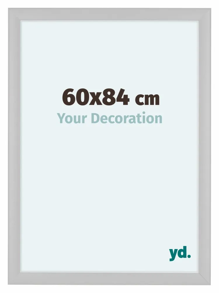 Bilderrahmen 60x84 cm - Weiß Matt - MDF - Como