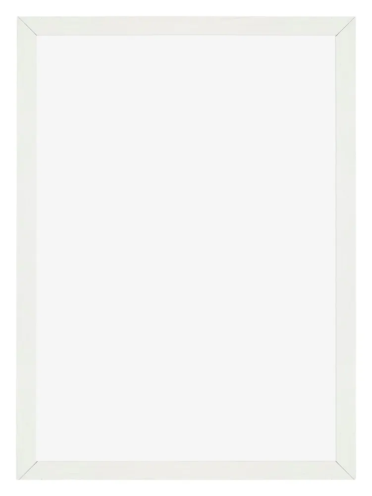 Bilderrahmen 60x84 cm - Weiss Gemasert - MDF - Mura