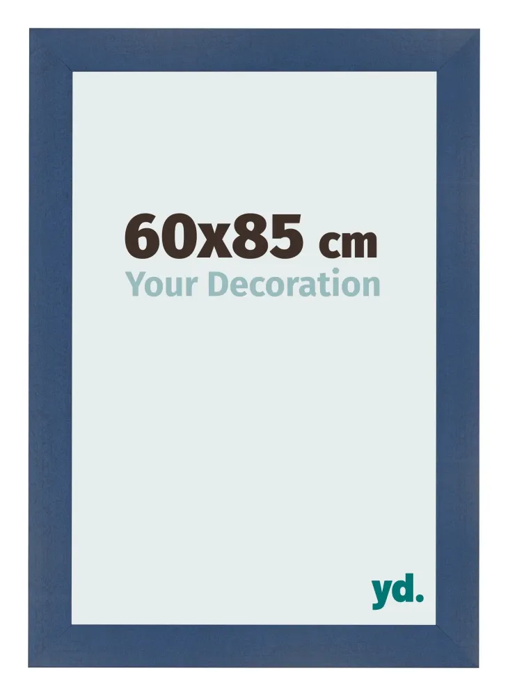 Bilderrahmen 60x85 cm - Dunkelblau Gewischt - MDF - Pisa