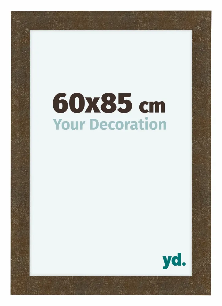 Bilderrahmen 60x85 cm - Gold Antik - MDF - Como
