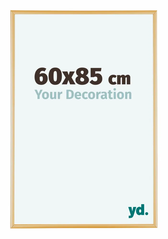 Bilderrahmen 60x85 cm - Gold Vintage - Aluminium - Kent