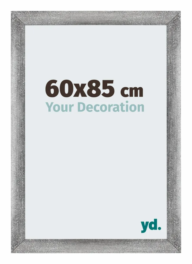 Bilderrahmen 60x85 cm - Grau Gewischt - MDF - Mura
