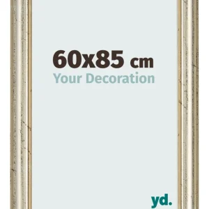 Bilderrahmen 60x85 cm - Metallglanz - MDF - Lazio