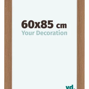 Bilderrahmen 60x85 cm - Nussbaum Hell - MDF - Como