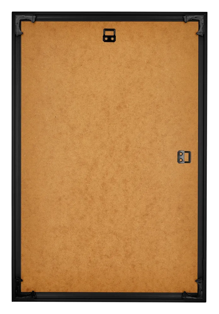 Bilderrahmen 60x85 cm - Schwarz Hochglanz - Kunststoff - Bordeaux