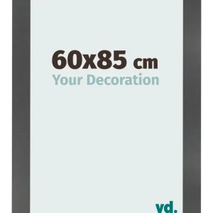 Bilderrahmen 60x85 cm - Schwarz Matt - MDF - Pisa