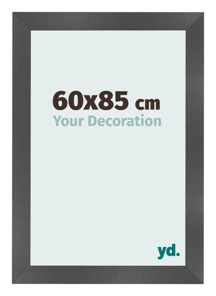 Bilderrahmen 60x85 cm - Schwarz Matt - MDF - Pisa