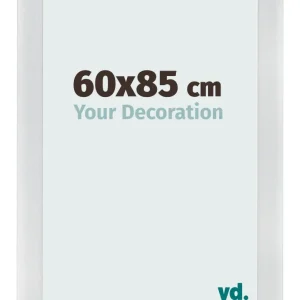 Bilderrahmen 60x85 cm - Silber Matt - MDF - Pisa