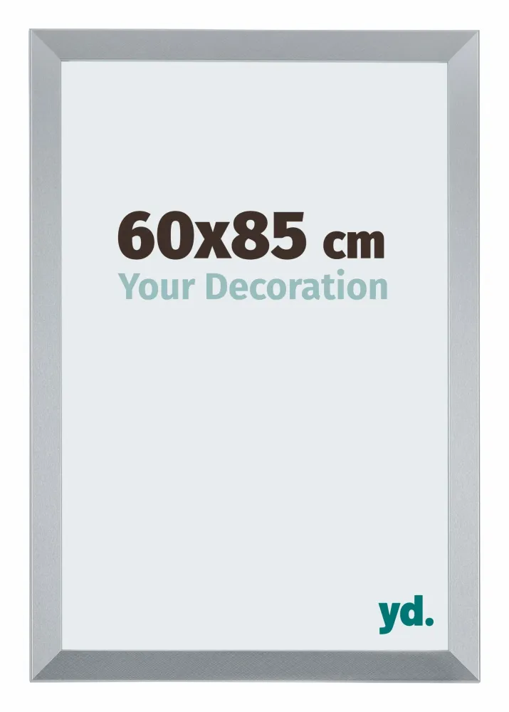 Bilderrahmen 60x85 cm - Silberglanz - MDF - Catania
