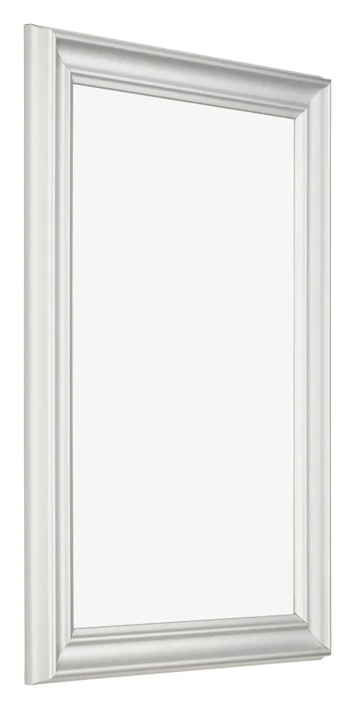 Bilderrahmen 60x85 cm - Weiß Gemasert - MDF - Lazio