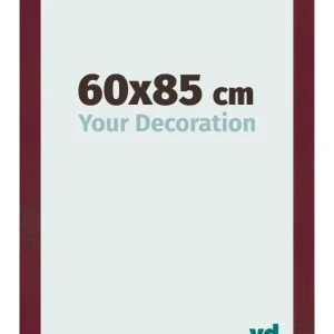 Bilderrahmen 60x85 cm - Weinrot Gewischt - MDF - Bologna