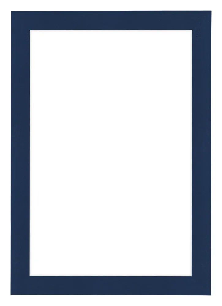 Bilderrahmen 60x90 cm - Dunkelblau Gewischt - MDF - Como