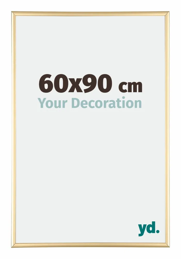 Bilderrahmen 60x90 cm - Gold - Aluminium - Kent