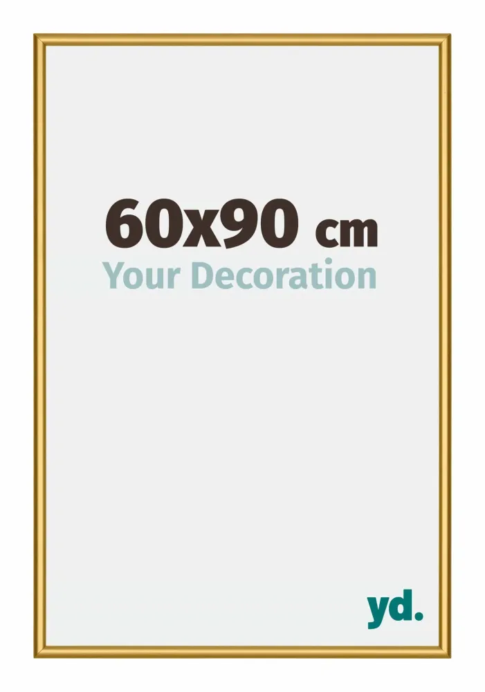 Bilderrahmen 60x90 cm - Goldglanz - Aluminium - New York
