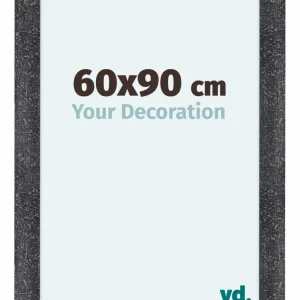 Bilderrahmen 60x90 cm - Grau Gewischt - MDF - Como