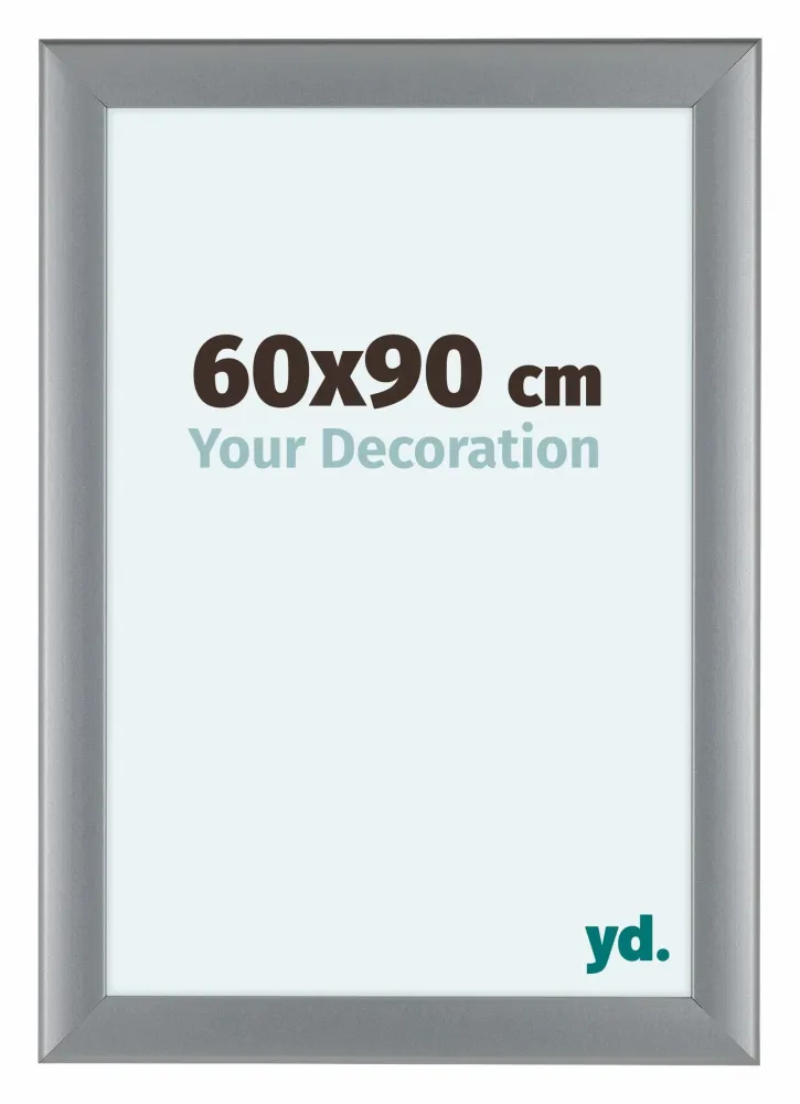 Bilderrahmen 60x90 cm - Silber Matt - MDF - Como