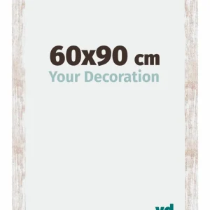 Bilderrahmen 60x90 cm - White Wash - MDF - Catania