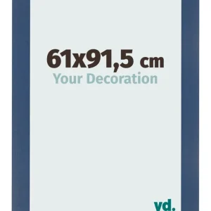 Bilderrahmen 61x91,5 cm - Dunkelblau Gewischt - MDF - Pisa