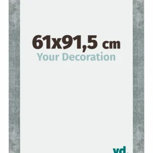 Bilderrahmen 61x91,5 cm - Eisen Gewischt - MDF - Mura