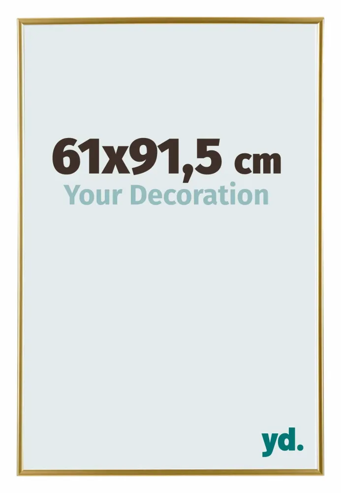 Bilderrahmen 61x91,5 cm - Gold - Kunststoff - Evry