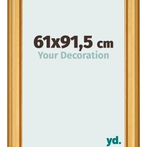 Bilderrahmen 61x91,5 cm - Gold Matt - MDF - Lazio