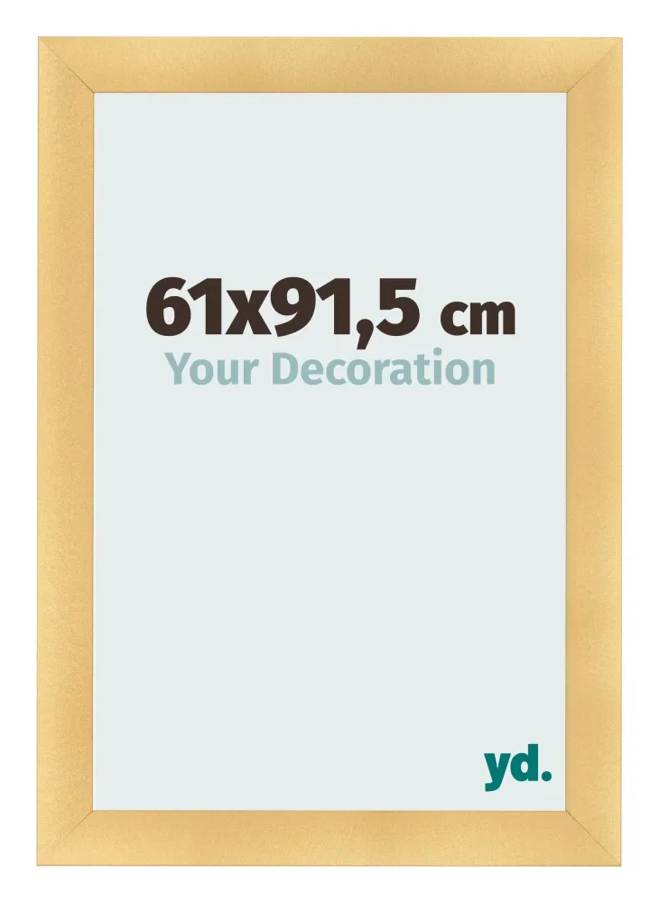 Bilderrahmen 61x91,5 cm - Gold Matt - MDF - Pisa
