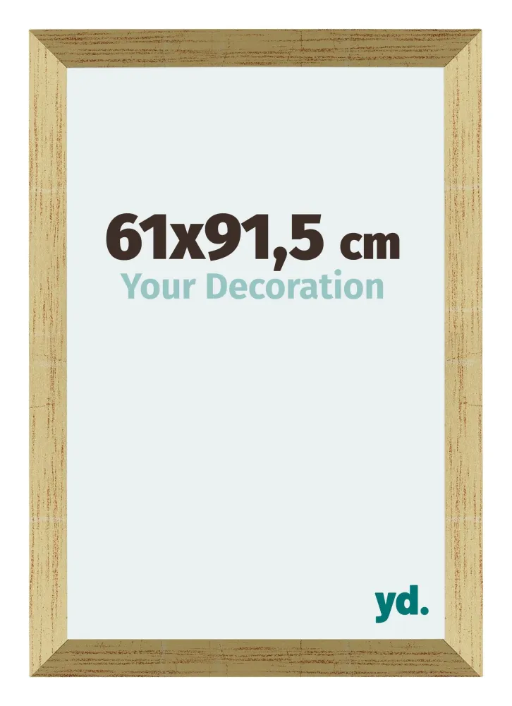 Bilderrahmen 61x91,5 cm - Goldglanz - MDF - Mura