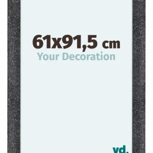 Bilderrahmen 61x91,5 cm - Grau Gewischt - MDF - Como