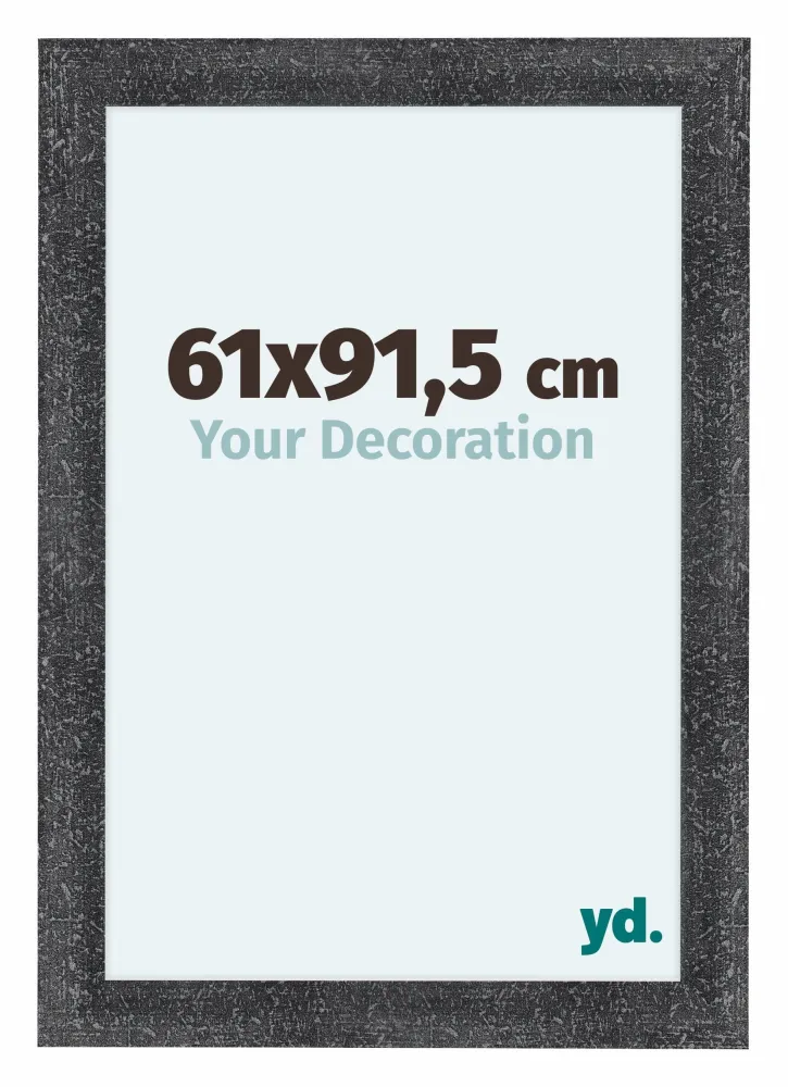 Bilderrahmen 61x91,5 cm - Grau Gewischt - MDF - Como