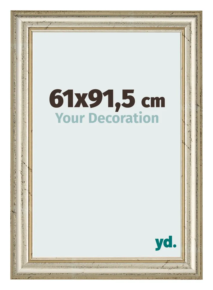 Bilderrahmen 61x91,5 cm - Metallglanz - MDF - Lazio