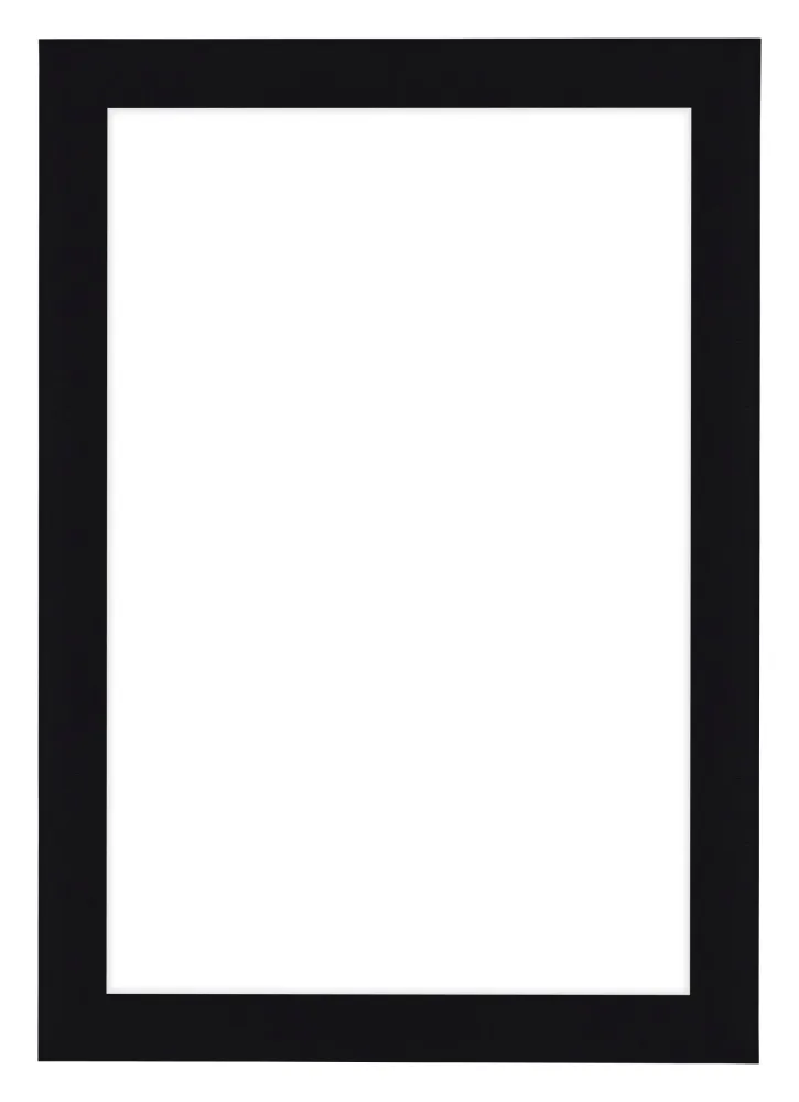 Bilderrahmen 61x91,5 cm - Schwarz Hochglanz - MDF - Como